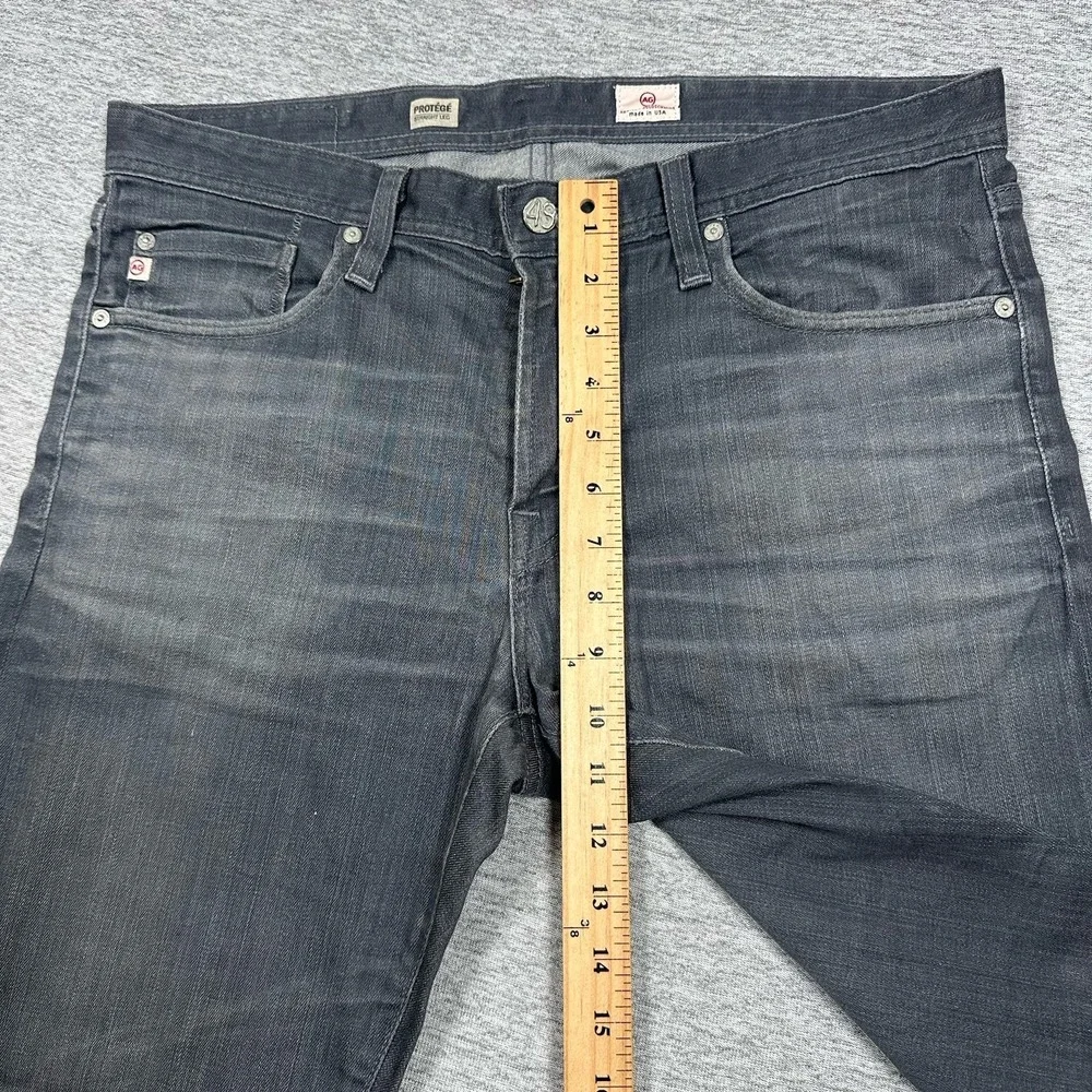 AG Adriano Goldschmied Jeans Mens 33x28 Gray Denim The Protege Straight READ - Picture 4 of 10